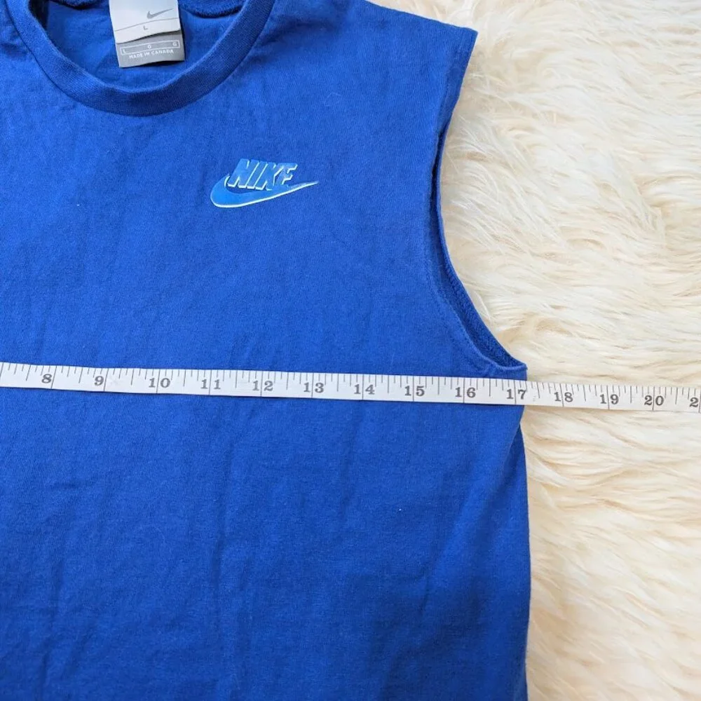 Vintage Nike White Label Made in Canada Tank Top Big Swoosh